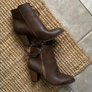 Dirty Laundry Brown Booties